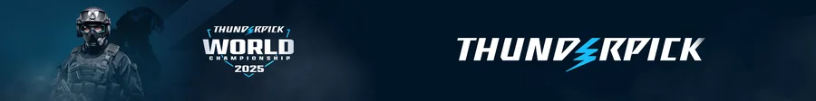 Thunderpick championship artwork prepared at 4096 by 512 pixels